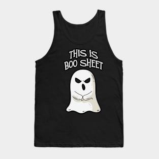 This Is Boo Sheet - Halloween Boo Boo Sheet Ghost Costume Tank Top